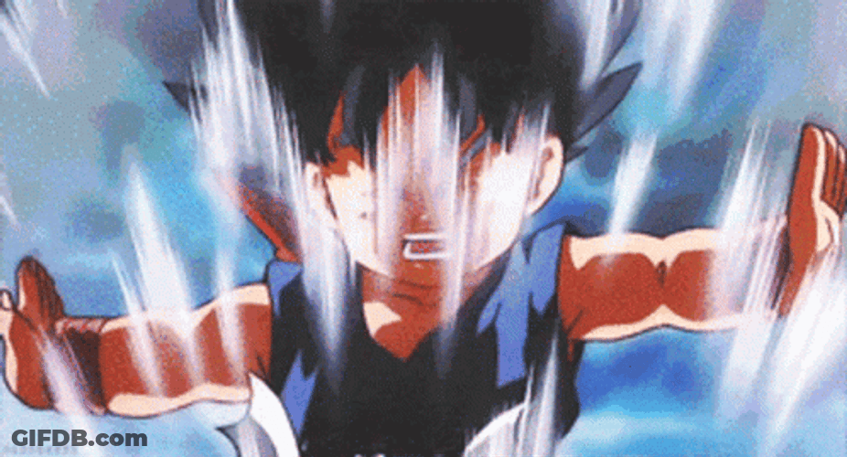 Goku Kamehameha Battle GIF