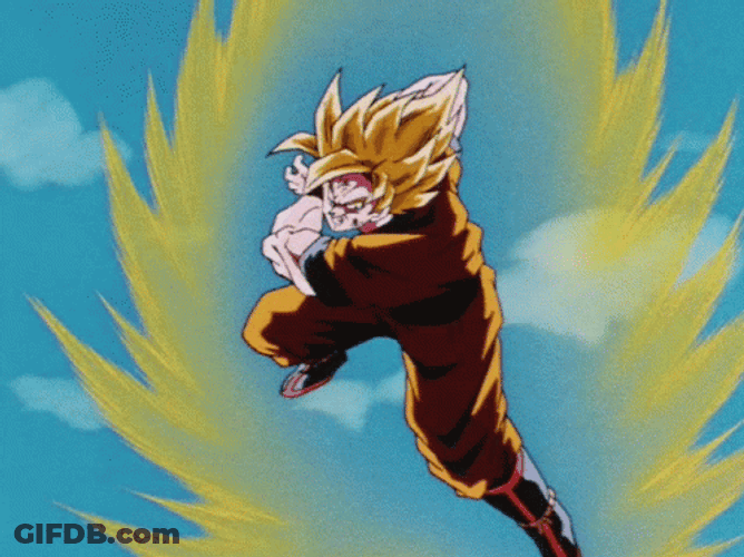 Goku Kamehameha Epic Clash GIF