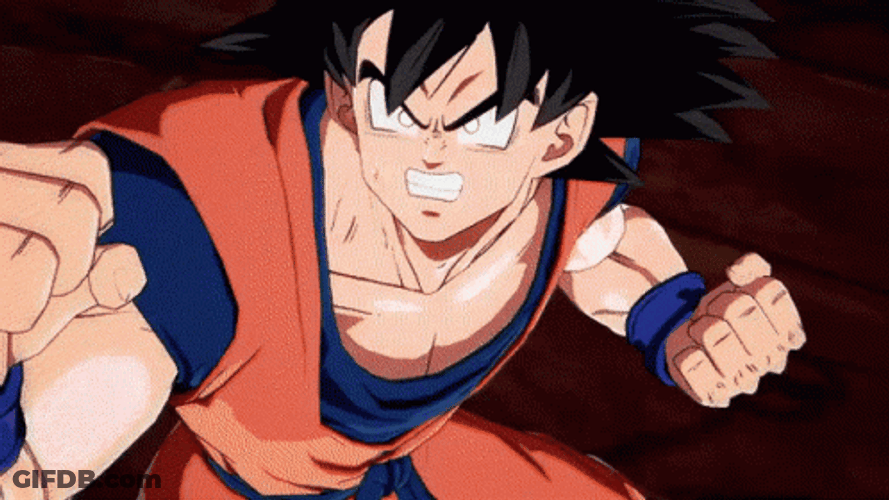 Goku Kamehameha Epic Energy Blast GIF
