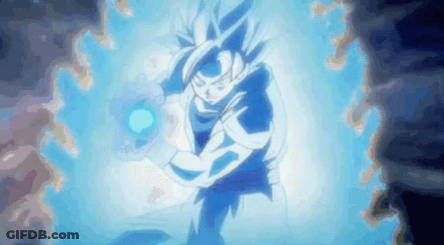 Goku Kamehameha Furious Energy GIF