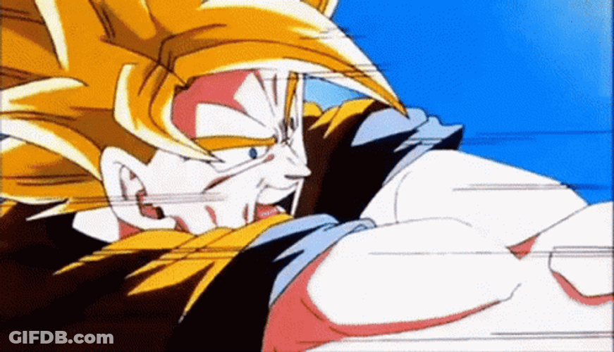 Goku Kamehameha Ultimate Strength GIF