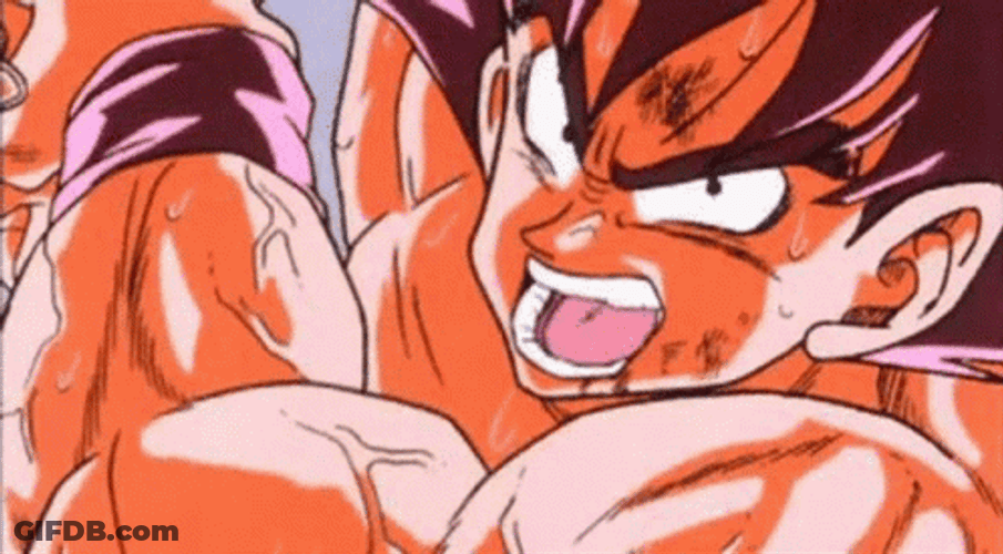 Goku Kamehameha Ultra Instinct Mastered GIF