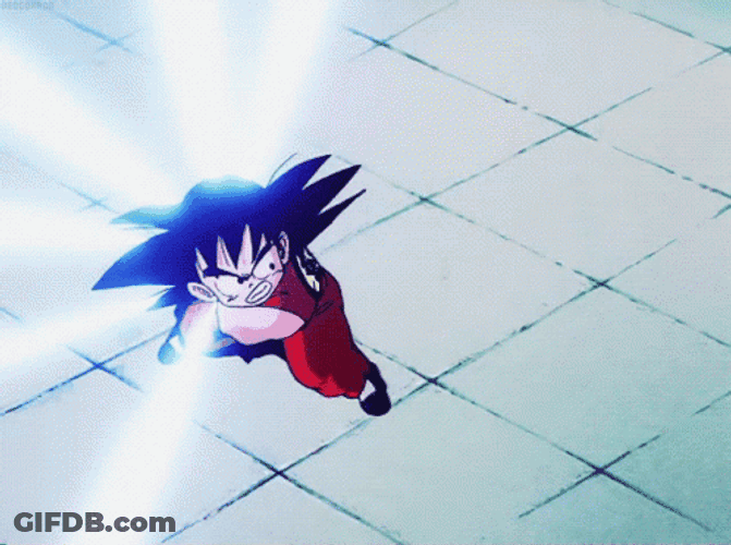 Goku Kamehameha Unstoppable Force GIF