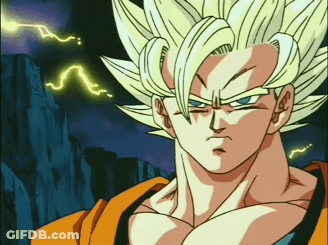 Goku Lightning Youll Shoot Your Eye Out GIF