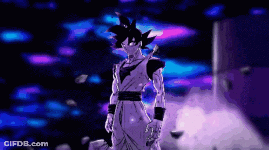 Goku Manga Ulra Instinct GIF