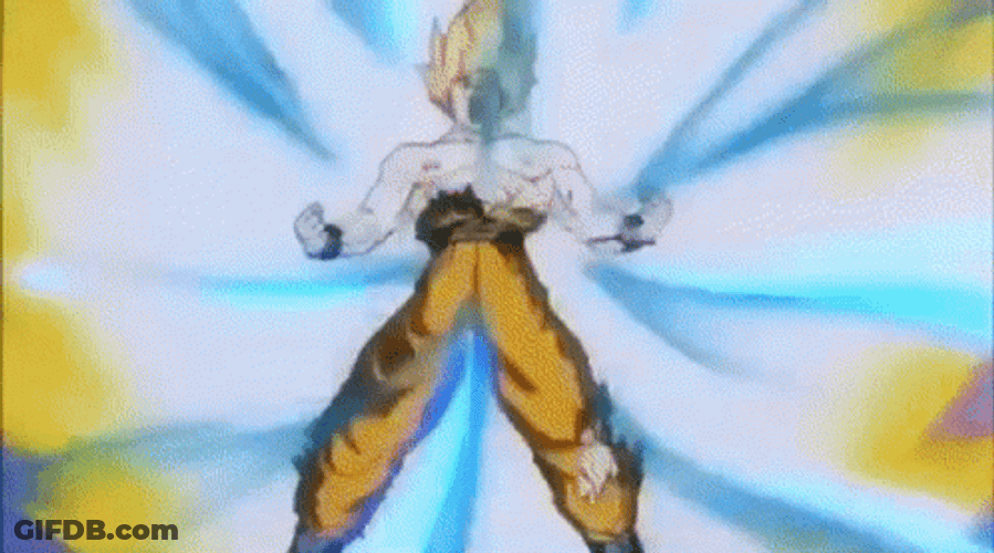 Goku Spirit Bomb Explosion GIF