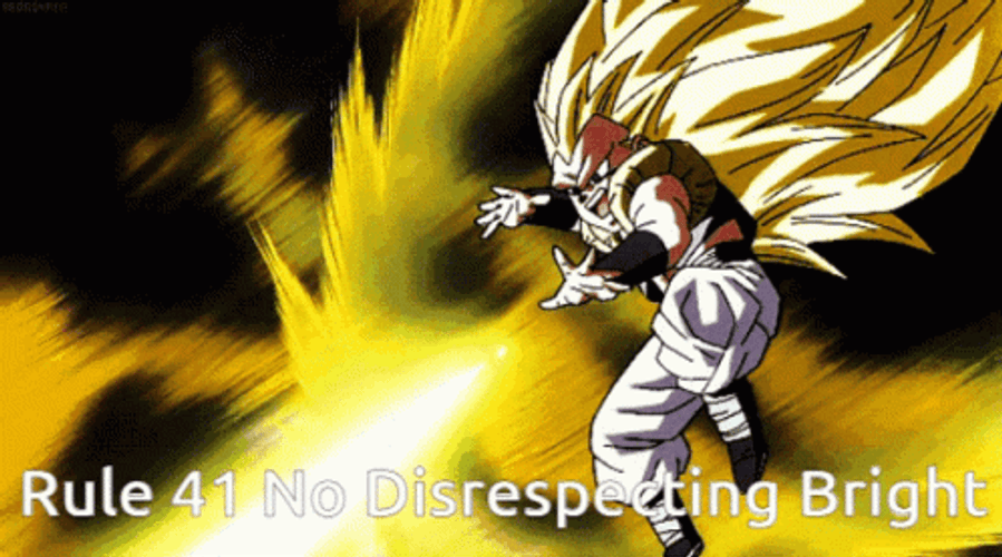 Goku Ssj3 Disrespecting Bright GIF