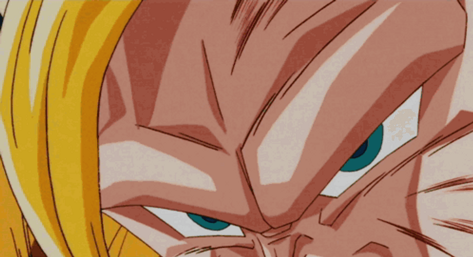 Goku Ssj3 Kills Enemy With Dragon Fist GIF