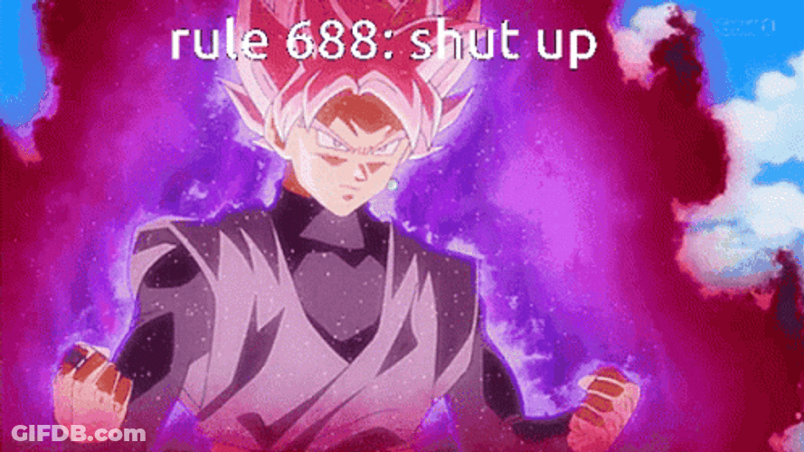 Goku Ssj3 Shut Up GIF