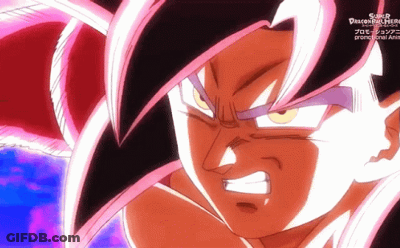 Goku Ssj4 And Vegeta Dragon Fist Explosion GIF
