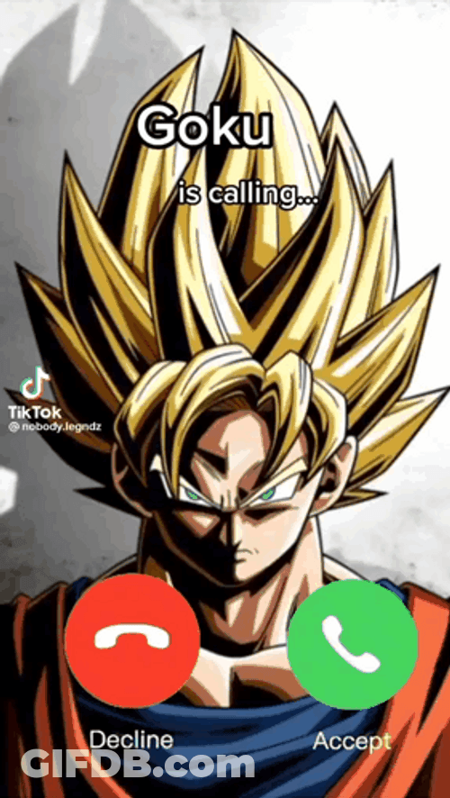 Goku Ssj4 Calling GIF