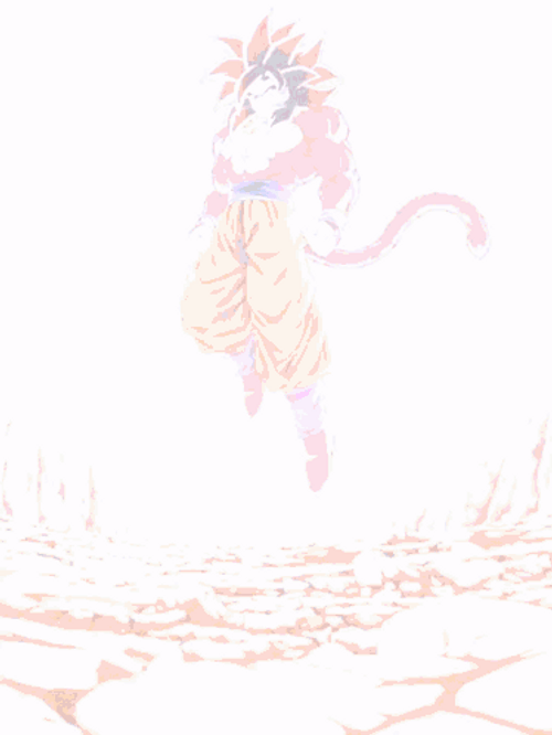 Goku Ssj4 Knock Out GIF