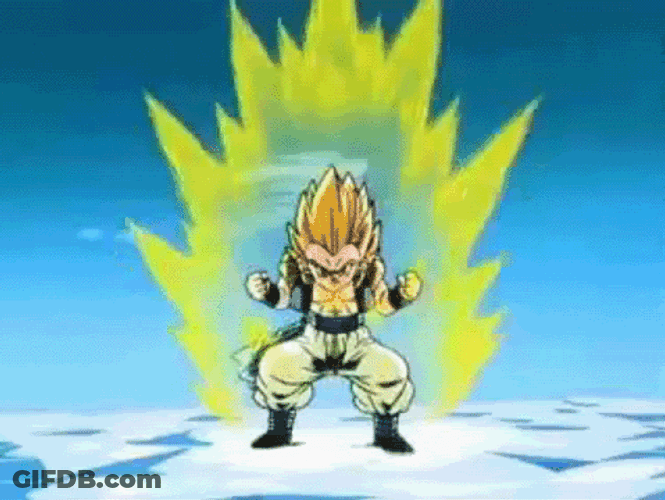 Goku Ssj4 Trunks Transform GIF