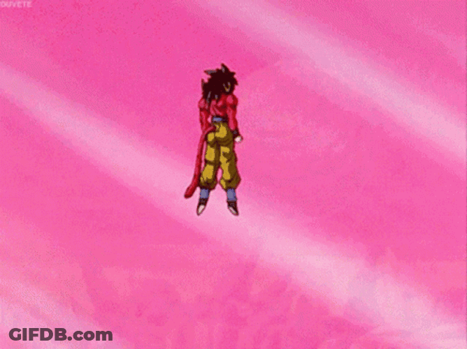 Goku Ssj4 Turn Around GIF