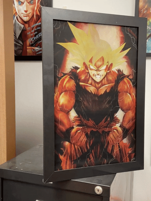 Goku Super Saiyan Fan Art GIF