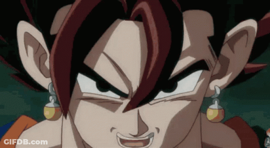 Goku Transformation Blue Powers GIF