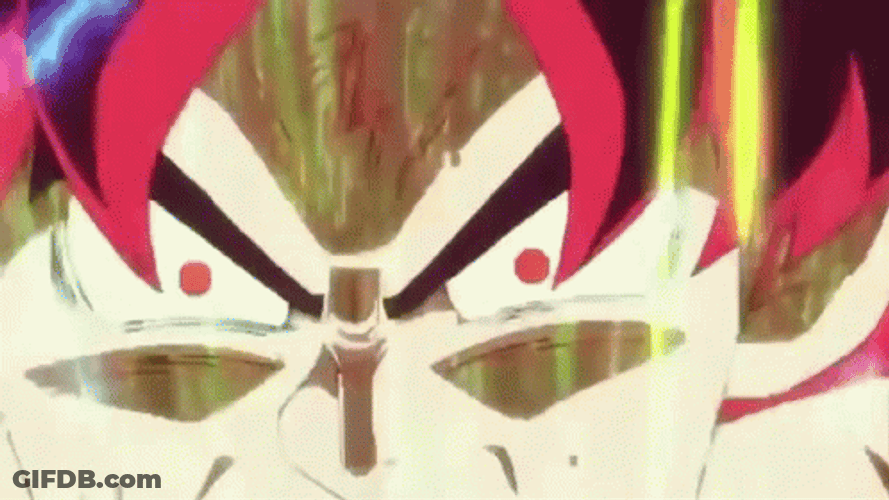 Goku Transformation Power Up GIF