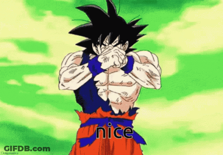 Goku Transformation Shouting Power Up GIF