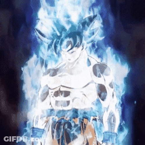 Goku Ultimate Ultra Instinct Technique Perfected GIF