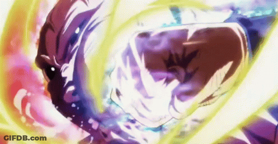 Goku Vs Jiren Goku Hard Punch On Face GIF