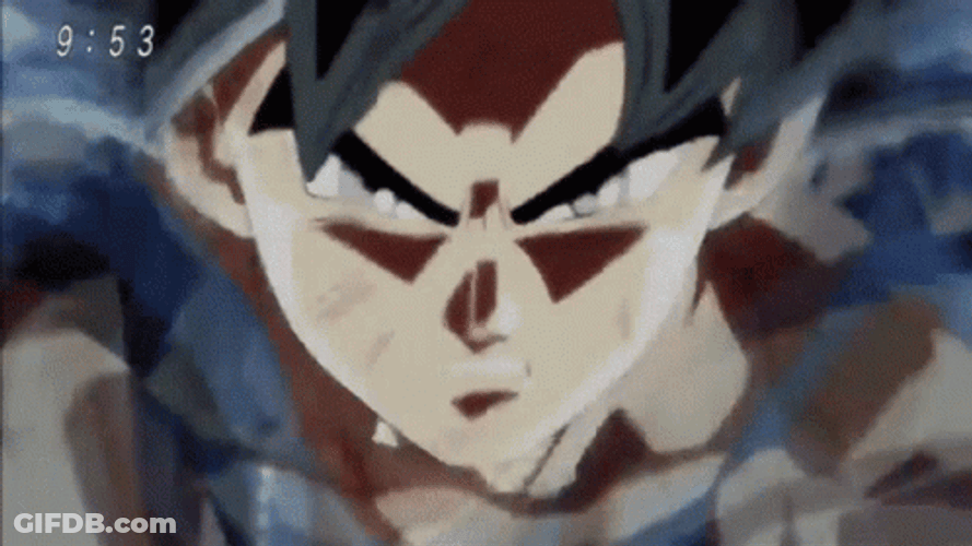 Goku Vs Jiren Ultra Fast Attacks GIF