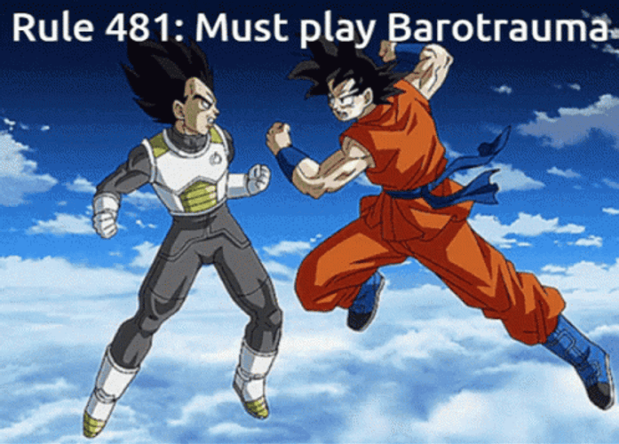 Goku Vs Vegeta Rule 481 GIF