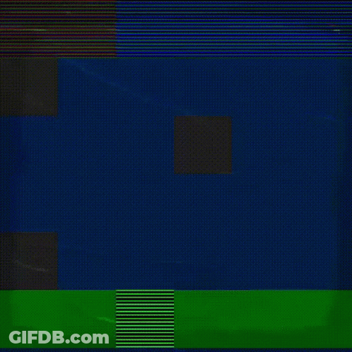 Gol Word On Green And Blue GIF