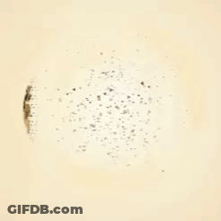 Gold Ball In Black Hole GIF