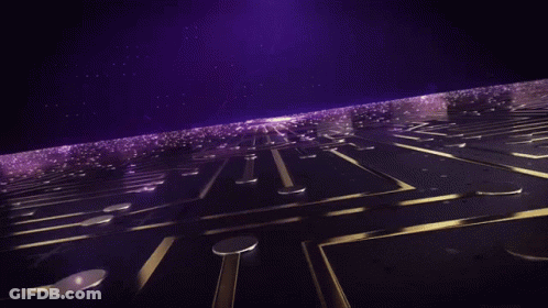 Gold Coin With Letter I Floating GIF