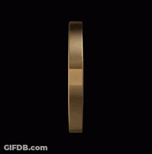 Gold Coin With VIP Inside GIF