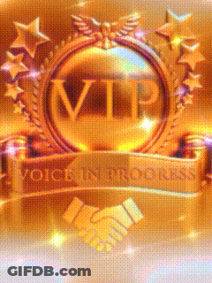 Gold Emblem With VIP GIF