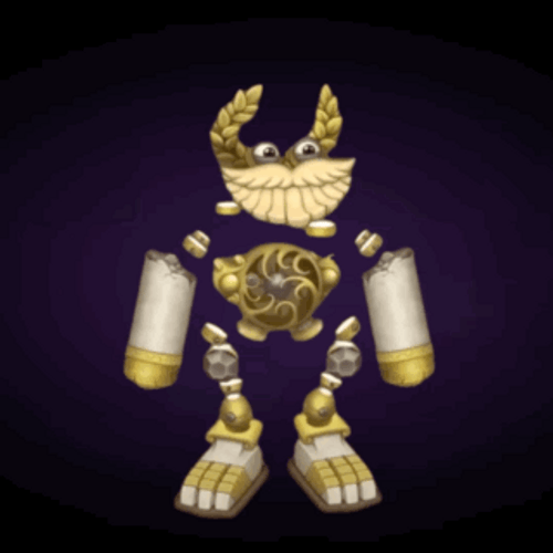 Gold Island Epic Wubbox Dancing GIF
