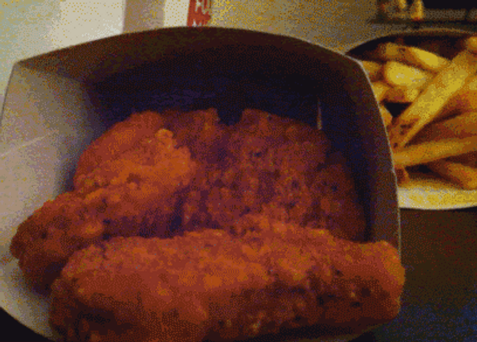 Gold Rocks Chicken Nugget Meme GIF