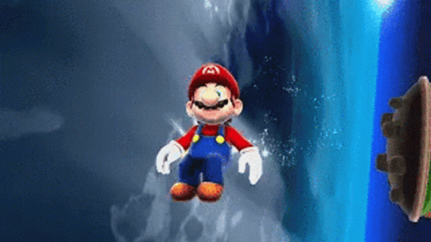 Gold Star Super Mario Galaxy GIF