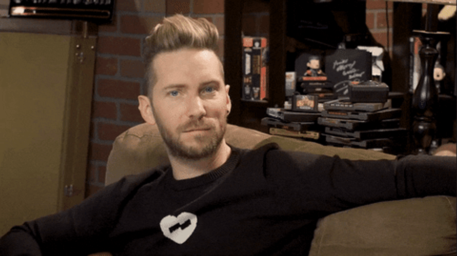 Gold Star Troy Baker Wink GIF