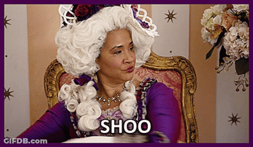 Golda Rosheuvel Shoo Go Away GIF
