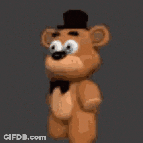 Golden Freddy Active Dancing GIF