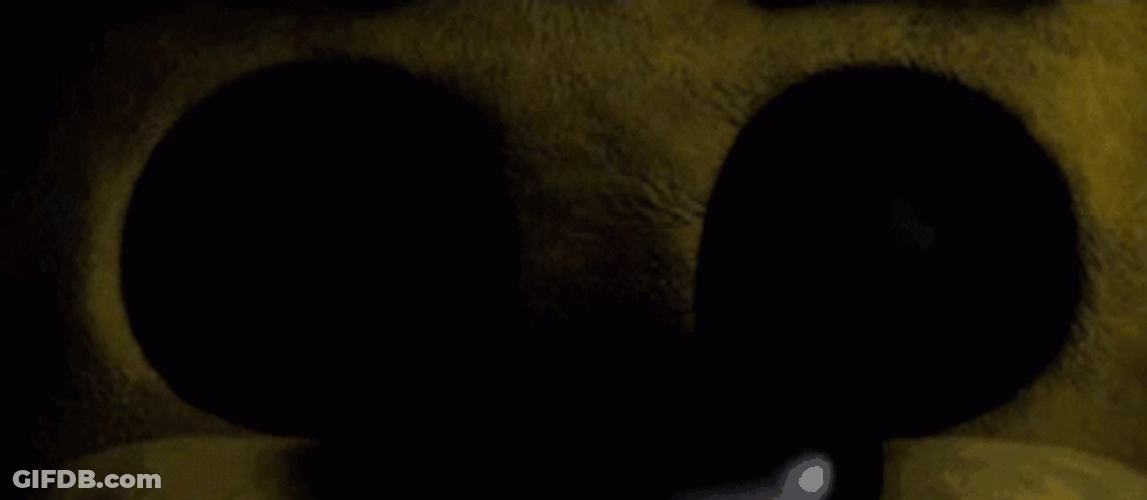 Golden Freddy Bright Eyes GIF