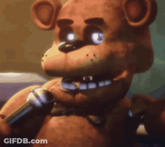 Golden Freddy Eye Flashes GIF