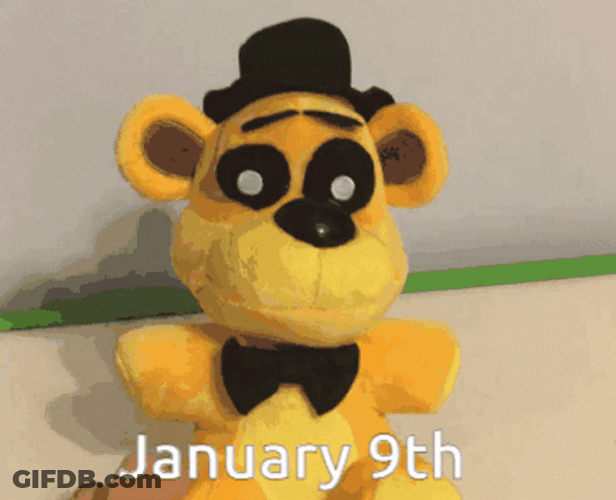 Golden Freddy Fell Down GIF