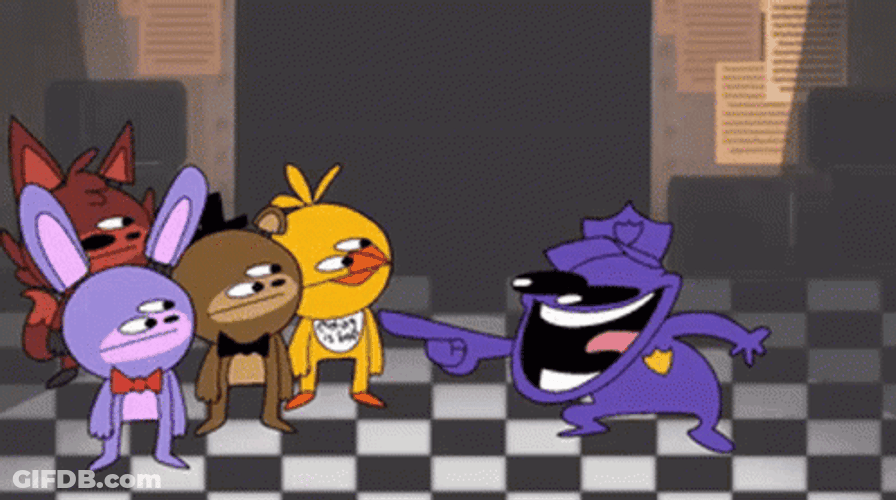 Golden Freddy Visitors GIF