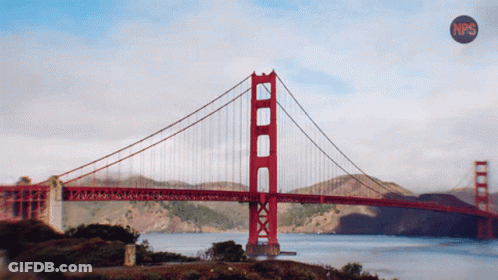 Golden Gate Bridge With NPS GIF
