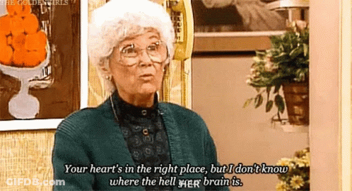 Golden Girls Estelle Getty GIF