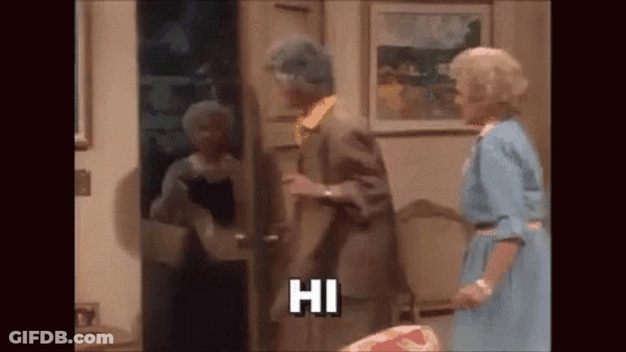 Golden Girls Hi GIF