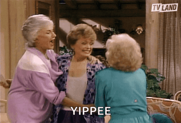 Golden Girls Yippie GIF