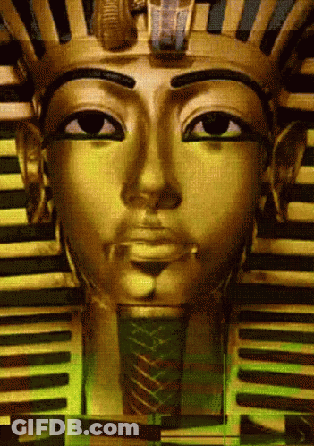 Golden Man Statue GIF
