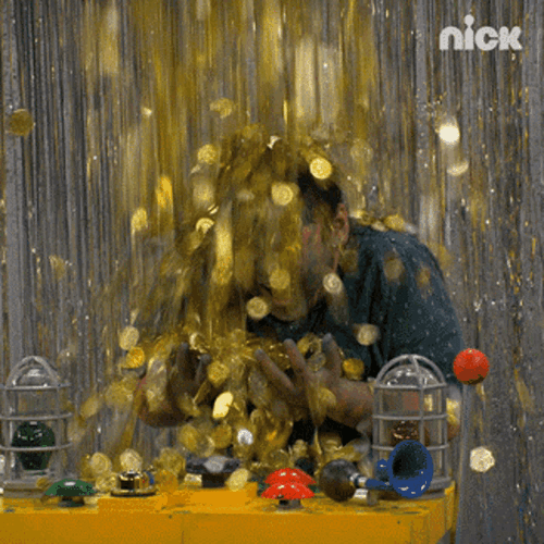 Golden Shower Coins Chinguun Sergelen All That GIF