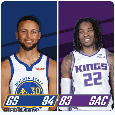 Golden State Warriors Player And Kings Player GIF