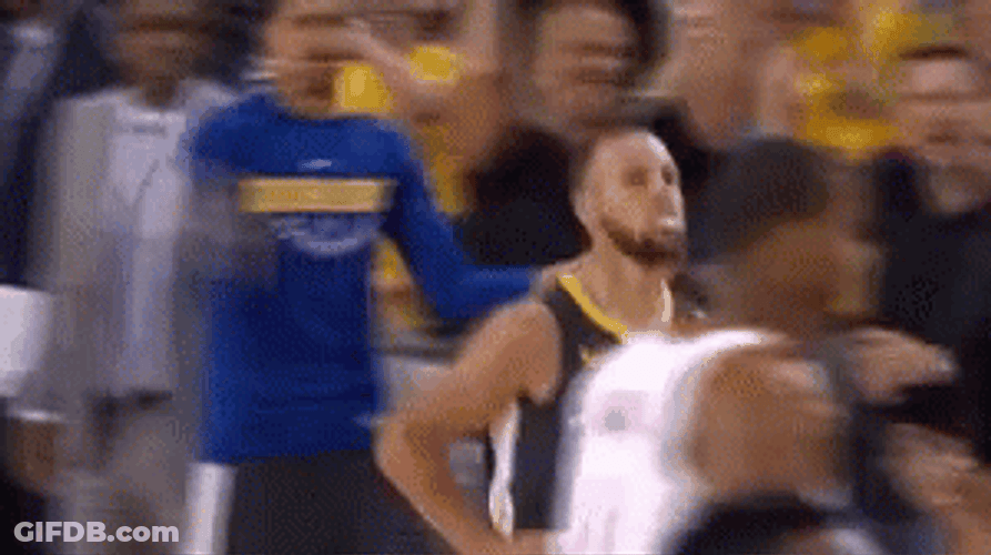 Golden State Warriors Stephen Curry Excited Dance GIF