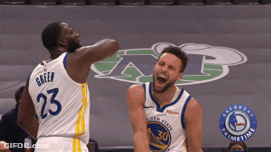 Golden State Warriors Stephen Curry Shouting GIF